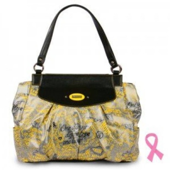 YELLOW Hope Prima Miche Purse SHELL ONLY Adjustable straps interchangeable exter - Picture 3 of 9